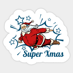 Super Santa Sticker